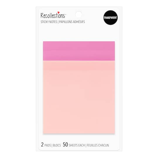 Transparent Planner Sticky Notes by Recollections